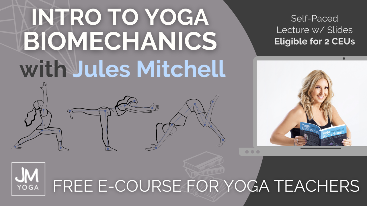 Intro To Biomechanics - Free E-Course - Jules Mitchell Yoga