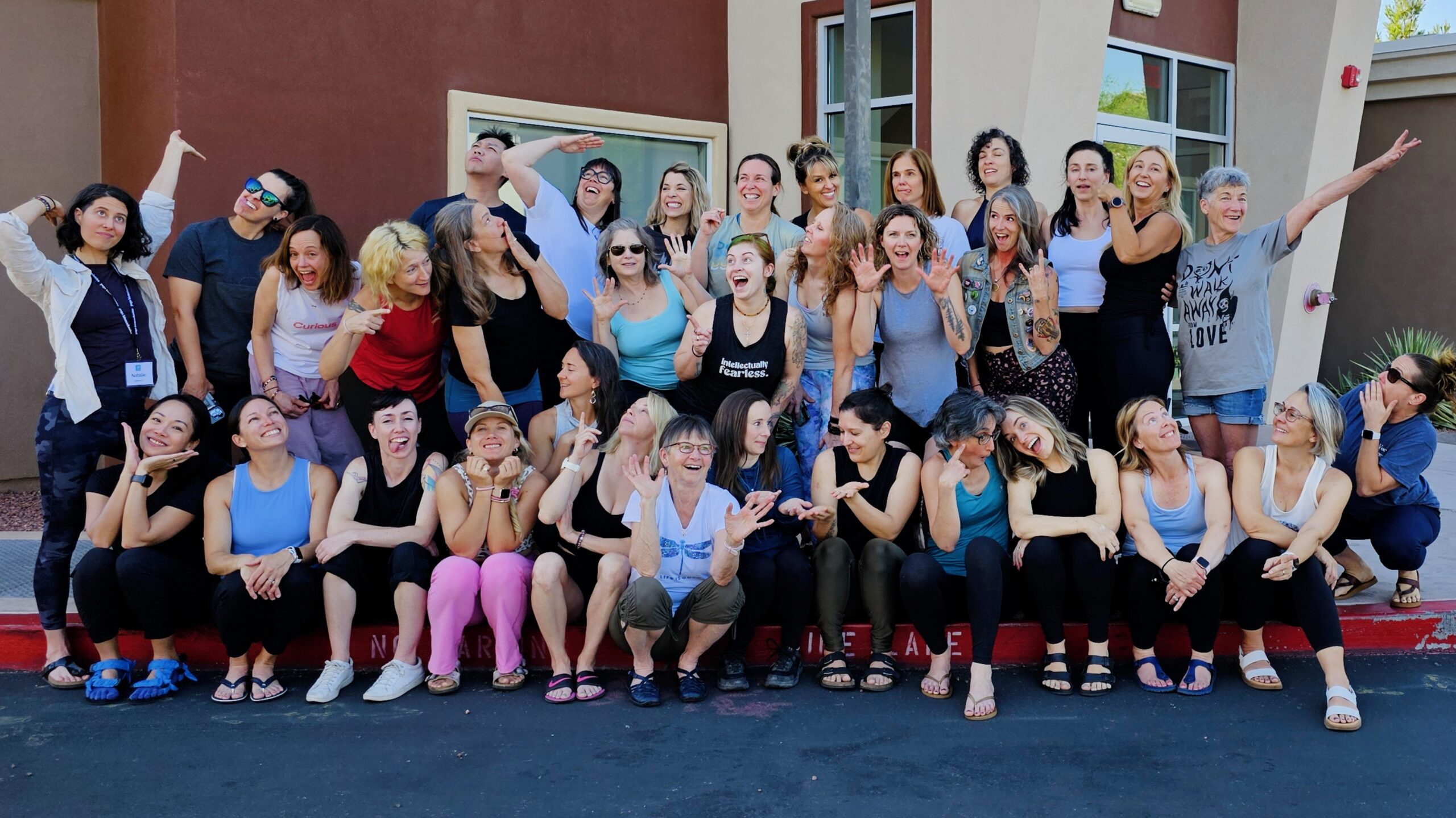 Jules Mitchell's exclusive graduate gathering of yoga teachers in Las Vegas