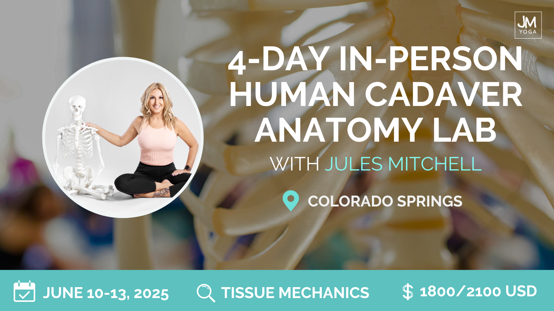 June 2025 yoga anatomy lab with Jules Mitchell