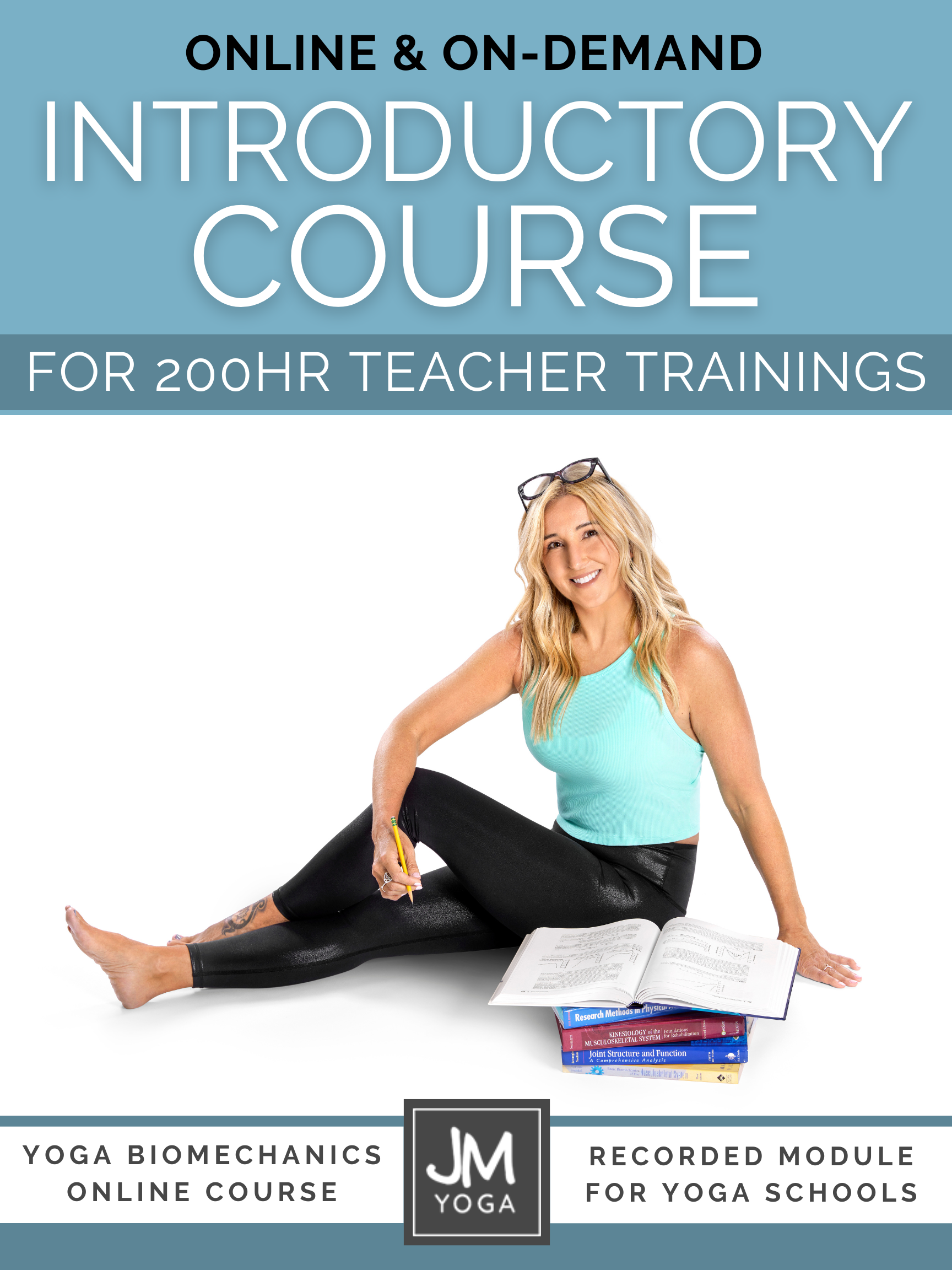 Host Jules to be a yoga biomechanics guest teacher at your yoga school or studio with this Introductory Course for 200hr Yoga Teacher Trainings